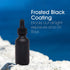 24 Pack Black Coated Boston Round Essential Oils Glass Bottles with Black Dropper Cap, 1oz
