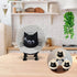 Artvita 3D Cat Toilet Paper Holder - Funny Animal Paper Towel Holder for Bathroom Decor, Self Standing Unique Printed