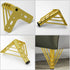 18cm Alipis Metal Furniture Legs Sofa Support Feet, Gold Metal Cabinet Legs for Coffee Table, Tv Stand, and Sofa