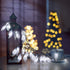 YOUNGAR Halloween Decor Lights - 2PACK 20ft 30 LED Solar Ghost String Lights with 8 Modes for Outdoor Decoration