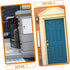 Mailbox Package Lockable Outdoor Plastic Milk Box for Wall Mounted Fresh Dairy Holder Decorative and Functional Design