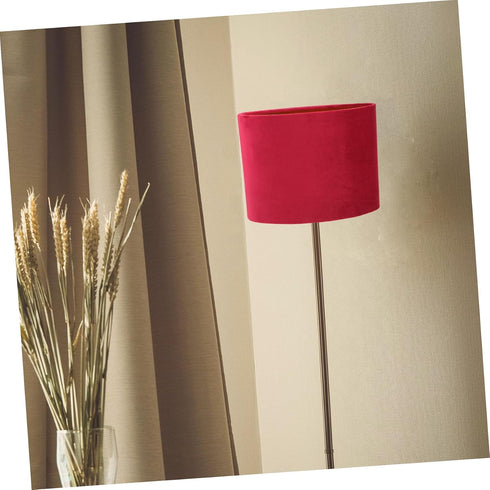 1pc E27 Bulb Oval Lamp Shade Table Lamp Shade Clip On Cloth Lampshade Replacement Light Cover for Table Lamp and Floor