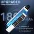 SeaShine 22ft 50LEDs IP65 Rechargeable Battery Operated String Lights - Crystal Globe String Lights, Waterproof Battery