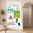 Magnetic Dry Erase Board Paper, 16" x 24" Self-Adhesive Whiteboard for Walls, Ideal for Office Home School
