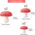 XMYXGS Mushroom Paper Lantern Mushroom Hanging Lanterns Mushroom Party Decorations Mushroom Table Centerpieces