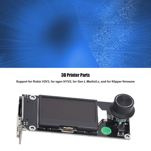 3D Mini12864 V3, V2V3, 1V2, Marlin2.x, Printer LCD Smart Display Screen, RGB Backlight, Support MKS for Robin Sgen Gen