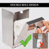 Desyeryamimi Commercial Toilet Paper Tissue Dispenser Dual Rolls Toilet Paper Holder with Lock,Heavy Duty Stainless