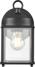 ML Lighting 210001-TBK 1-Light Outdoor Wall Sconce in Textured Black Finish