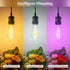 Bulb ST19, Bulb, 2700K-6500K ST58 Bulb, 5W (50 500lm, 1-Pack DiCUNO Smart Edison Color Changing WiFi Smart Light
