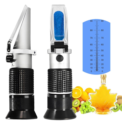 0-90% Brix Meter Refractometer - V·RESOURCING Portable Hand Held Sugar Content Measurement Tool