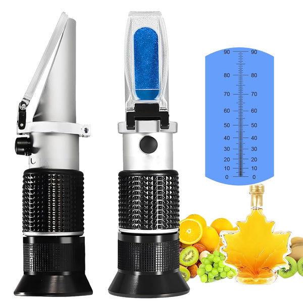 0-90% Brix Meter Refractometer - V·RESOURCING Portable Hand Held Sugar Content Measurement Tool