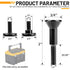 Cut-Off Wheel Mounting Mandrel Holder 3/8" & 1/4" Arbor Hole with 1/4" Shaft Stem for Die Grinder Accessories Drill Rotary Tool(1Pack)