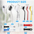 15 Set Pcs Crevice Cleaning Brush - Hard Bristle Cleaning Brush Supplies, V Shape Grout Cleaner Brush for Deep Cleaning