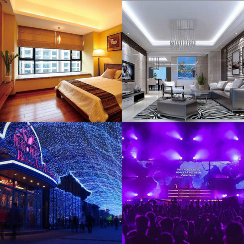 5050 White(6000K-7000K) 150RGB+150White 5m 16.4ft 60LED/m IP65 10mm DC12V BTF-LIGHTING RGBW RGB+Cool LED Tape Light