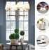 LEOOLS E26 LED Bulb, 8W Equivalent 100 Watt Dimmable Daylight 4000K, Pack of 6 Tubular Edison Bulbs
