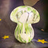 Study(Bulb Mushroom Table Lamps Night Lights Cute Glass Nightstand Bedside Desk Lamps for Bedroom Living Included)