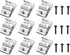 N268241 Belt Clips for Dewalt 304 Stainless Steel Drill Clips Tool Hooks, 20V Power Tools (9 Pack)
