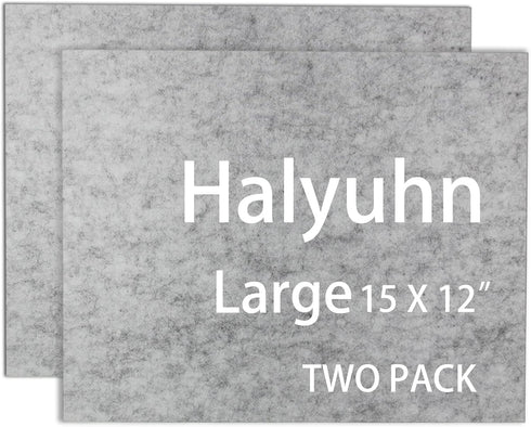 8 MM Thick Felt Furniture Pads (Non-Adhesive), 15 x 12 Gray Felt Pads for Furniture, Cuttable for Crafts