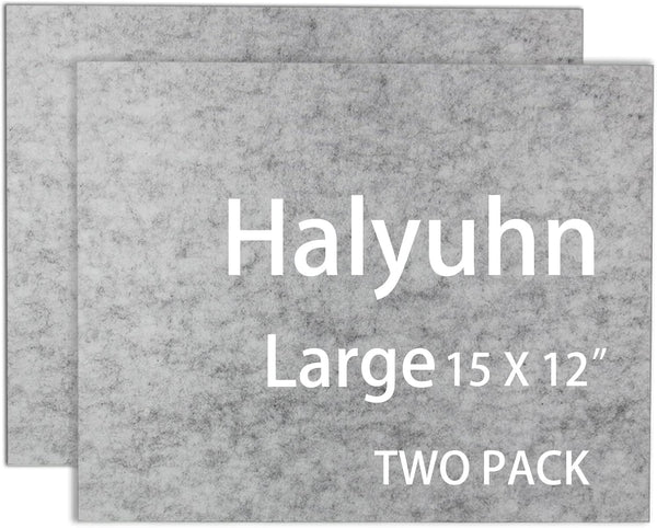 8 MM Thick Felt Furniture Pads (Non-Adhesive), 15 x 12 Gray Felt Pads for Furniture, Cuttable for Crafts