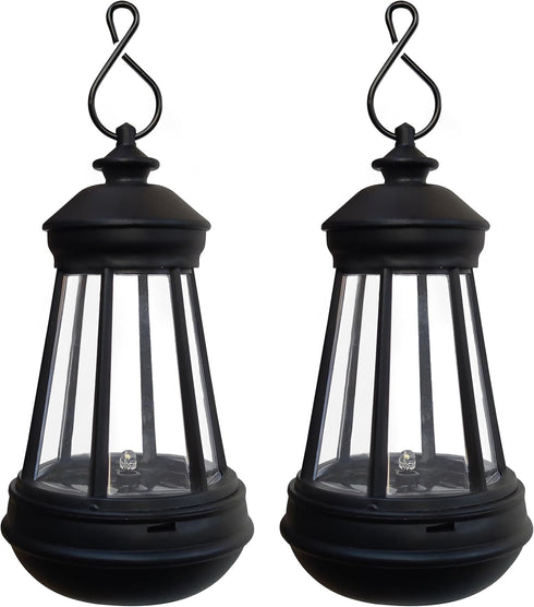 VIOYOUNS 2Pack Mini Solar Lantern Lights Replacement - Garden Decor Outdoor Lighting Decorative