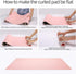 YSAGi Desk Pad, 23.6" x 13.7" Ultra Thin Waterproof PU Leather Blotter for Keyboard and Mouse