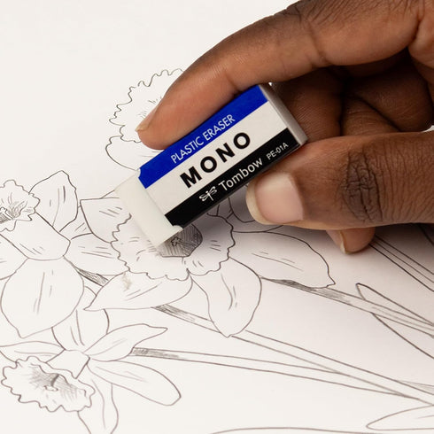 Tombow 57319 Mono Eraser Variety Pack, 4-Pack