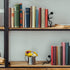Ottimo Heavy Duty Metal Unique Office Desk Bookends for use as Bookshelf Decor, Home, Office or Kitchen Shelves.