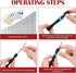 95 Pieces Hand Drill Bits Set, Black Pin Vise Hand Drill, 74 Micro Twist Drill Bits & 20 PCB Mini Drill Bits