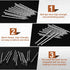 2 Pounds 304 Stainless Steel Spiral Shank Flooring Nails, 2-1/4 Inches Silver Twisted Nails for House Repairing