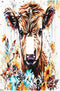 HTSAHKV Watercolor Highland Cow pattern Wall Plate Light Switch Cover Single Gang Outlet