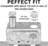 36 Pcs Knockout Seal Electrical Box Knockout Plugs for 1/2 Inch Pipe, Round Steel Removable Seal Electrical Box Fittings for Closure Unused Electric Box Outlets