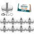 Super Strong Neodymium Round Magnet with M8 Male Thread Nuts Bolts 200