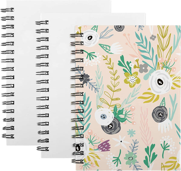 Zonon Sublimation Notebooks A5 Spiral Notebooks, Hardcover DIY Writing Paper for School Office Home Travel (12 Pcs)