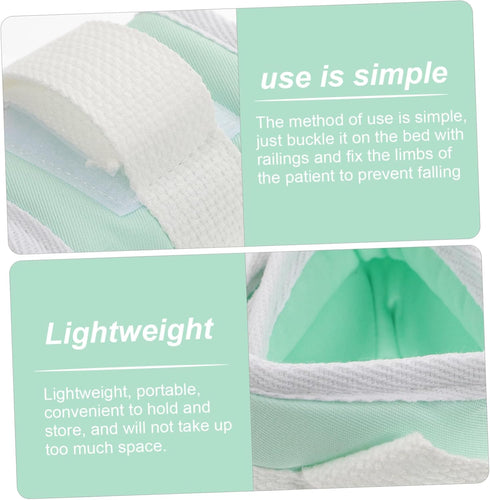 2pcs Medical Straps Comfortable Wrist Ankle Fixing Belts for Patient Safety Breathable Soft and Secure for Bedridden