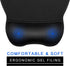 JIKIOU Ergonomic Mouse Pad with Gel Wrist Support, Comfortable Mousepad with Non-Slip PU Base for Computer Laptop Office
