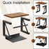 Label Holder for Thermal Printer, Heavy Duty Metal Label Holder for Rolls and Fan-fold Labels, Desktop Printer