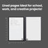 Rocketbook Core Reusable Spiral Notebook, Executive Size 6x8.8, Black, App-Connected, Erasable for School and Work
