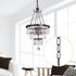 Mr.Color 6 Black Metal Chandelier - Heavy Duty, Feet Chain for Pendant Lights, Swag Lights