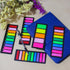 KICNIC Sticky Tabs 2250pcs, Self-Adhesive Book Tabs for Annotating, Arrow Page Markers Flags for Notebooks