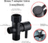 Senhozi Matte Black Toilet Bidet Sprayer, Sprayer Attachment with Stainless Steel Hose for Personal Hygiene, Handheld
