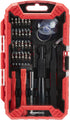 Amazon Basics Electronics Repair Screwdriver Set, 32 Pieces in Red
