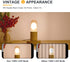 Frosted T45 LED Bulb, Vintage E26 Base, 40 Watt Equivalent, Dimmable, 4W 2700K Soft Warm White, 6 Count