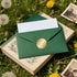 Set Invitation100Pcs ANATTASOUL Letter Book Embosser Personalized Sweet Thanks Pattern Book Stamp, Durable Library