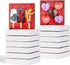25PCS Clear White Cookie Boxes 6" x 6" x 1 ¼" with Full Window, Bakery Macaron Boxes, Cakesicle Boxes, Chocolate Bomb