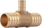 SharkBite Brass Plumbing Fitting Crimp Reducing Tee, 1 Inch x 1 Inch x 1/2 Inch, PEX Pipe, PE-RT, UC415LFA