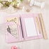 Server Books Cute Pink Waitress Book with Zipper Strawberry Leather Server Notebooks with Pocket Money Organizer Wallet