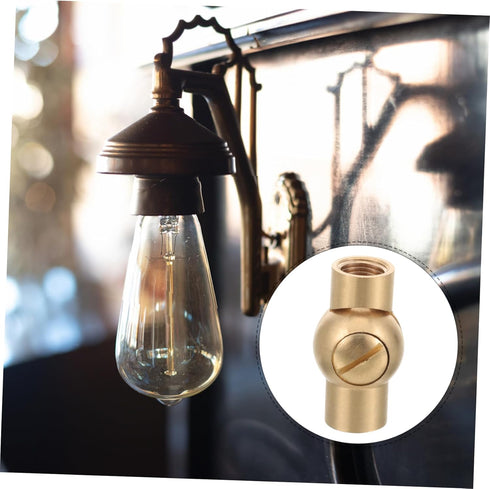 M10 180-Degree 1-Piece NUOBESTY Swivel Adapter for Wall Sconces and Pendant Lights Adjustable Light Socket Extender