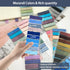 Sticky Tabs, 2400 pcs Book Tabs for Page Markers, Morandi Sticky Note Tabs for Notebooks