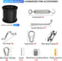 YingYa BIS 165FT Kit,304 480LB String Light Hanging Stainless Steel Cable Kit - Heavy Duty Capacity, Adjustable