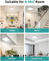 3000K 4500K 6500K Dimmable Closet, wowatt Rechargeable Battery Operated Ceiling Light, Motion Sensor Light Indoor